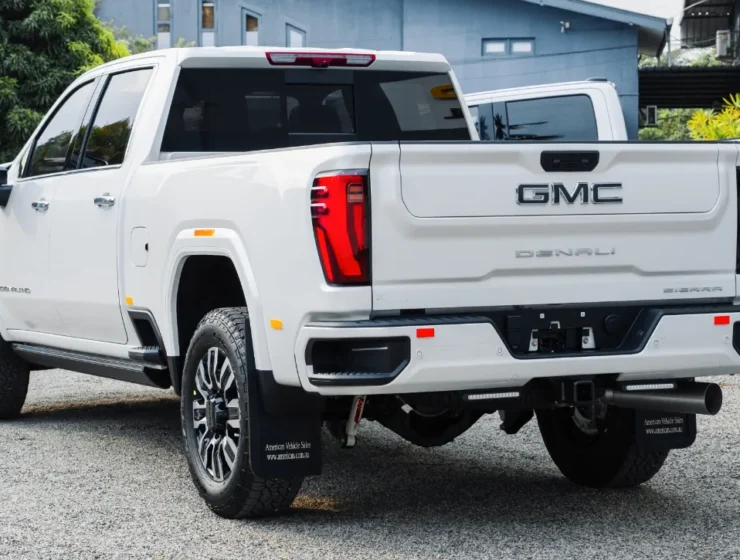2025 GMC Sierra 3500HD Denali Ultimate rear profile