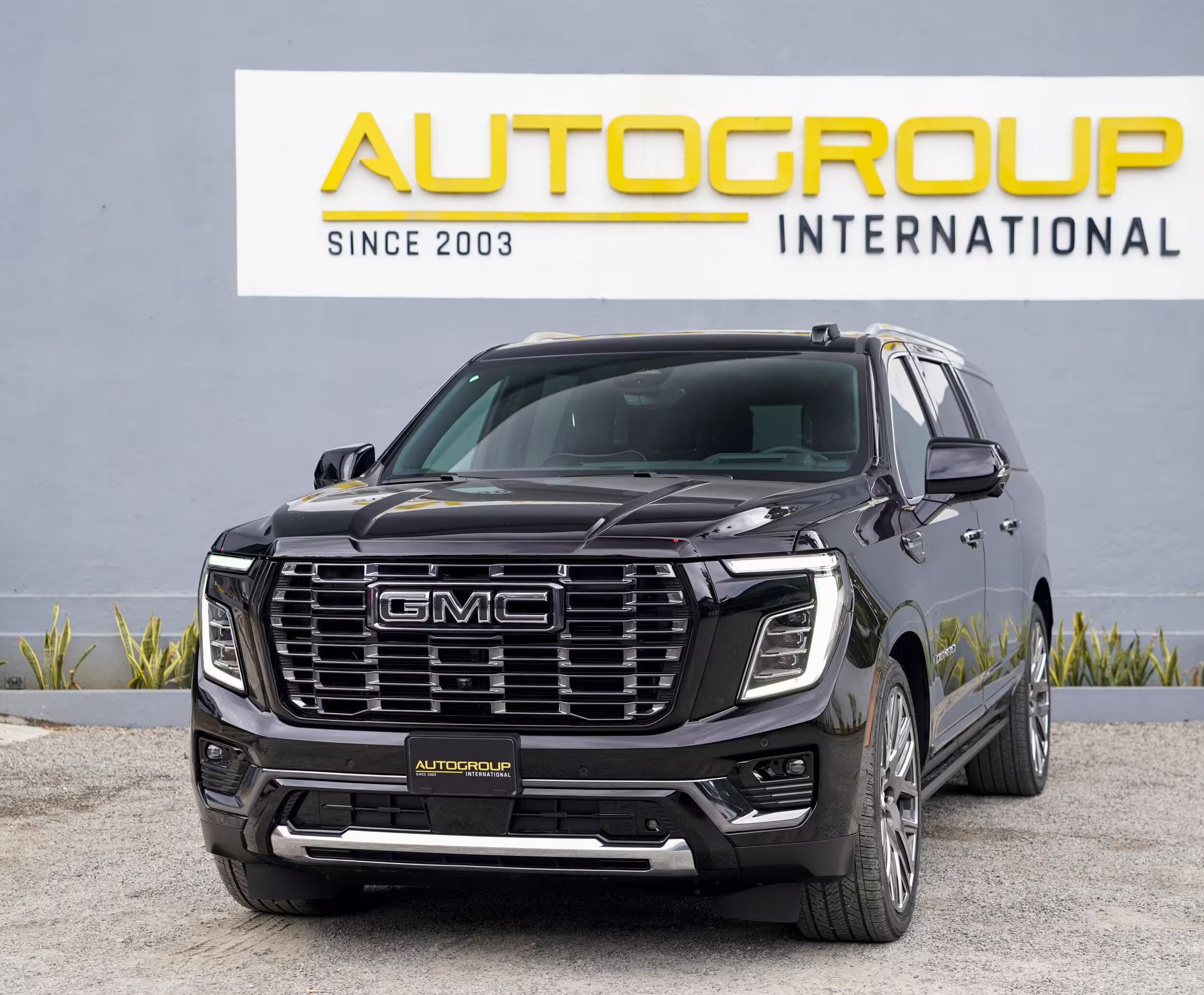 Right hand drive 2025 GMC Yukon XL Denali Ultimate from Autogroup International