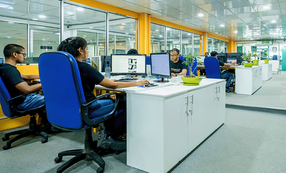 The engineering team at Autogroup International world class automotive manufacturing facility in Sri Lanka