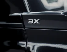 GMC Hummer EV 3X Void Black EV 3X Badge Close