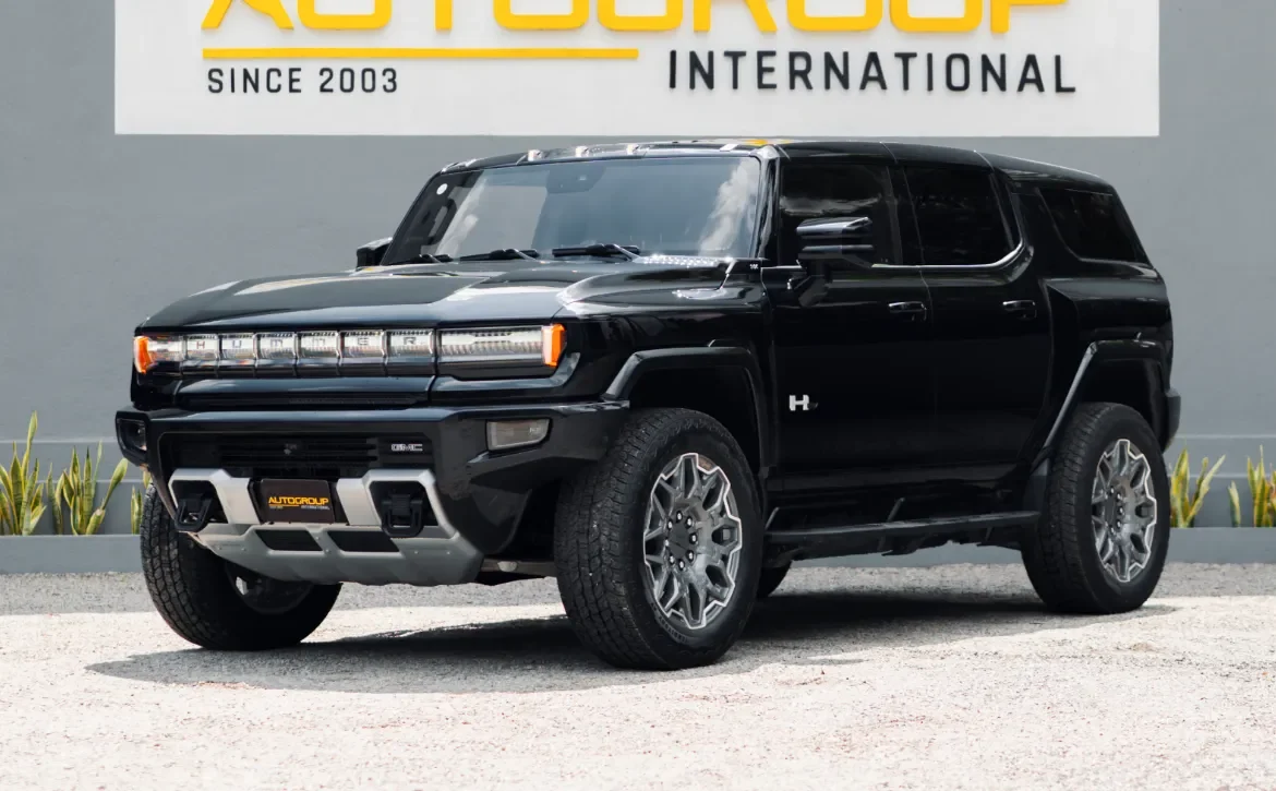 GMC Hummer EV 3X Void Black Front Qtr 2