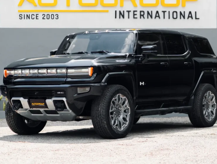 GMC Hummer EV 3X Void Black Front Qtr 2