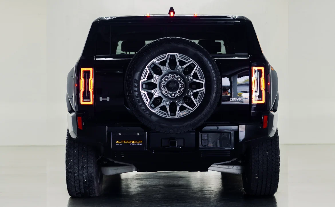 GMC Hummer EV 3X Void Black rear Tail
