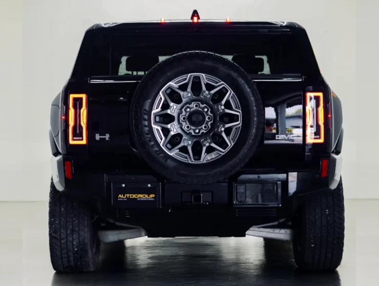 GMC Hummer EV 3X Void Black rear Tail