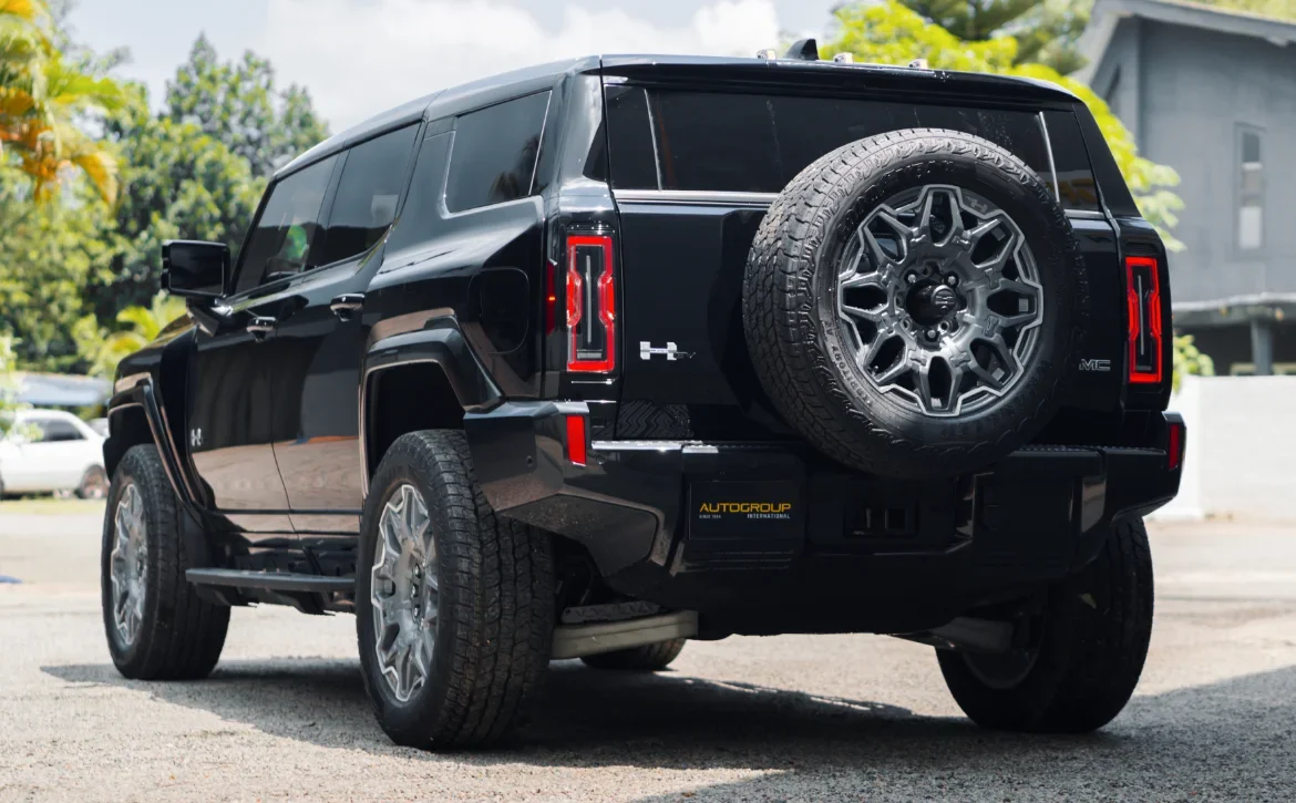 GMC Hummer EV 3X Void Black rear qtr