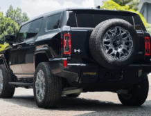 GMC Hummer EV 3X Void Black rear qtr