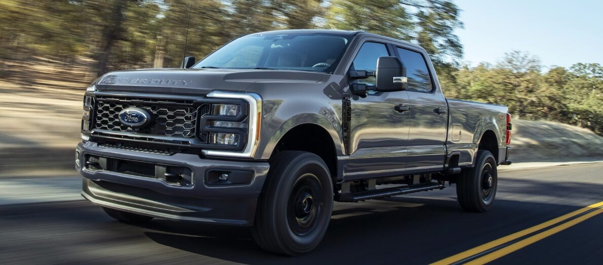 Right hand drive 2026 Ford Super Duty pickup truck from Autogroup International