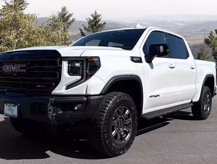Right hand drive 2026 GMC Sierra 1500 AT4X in Summit White from Autogroup International in Australia