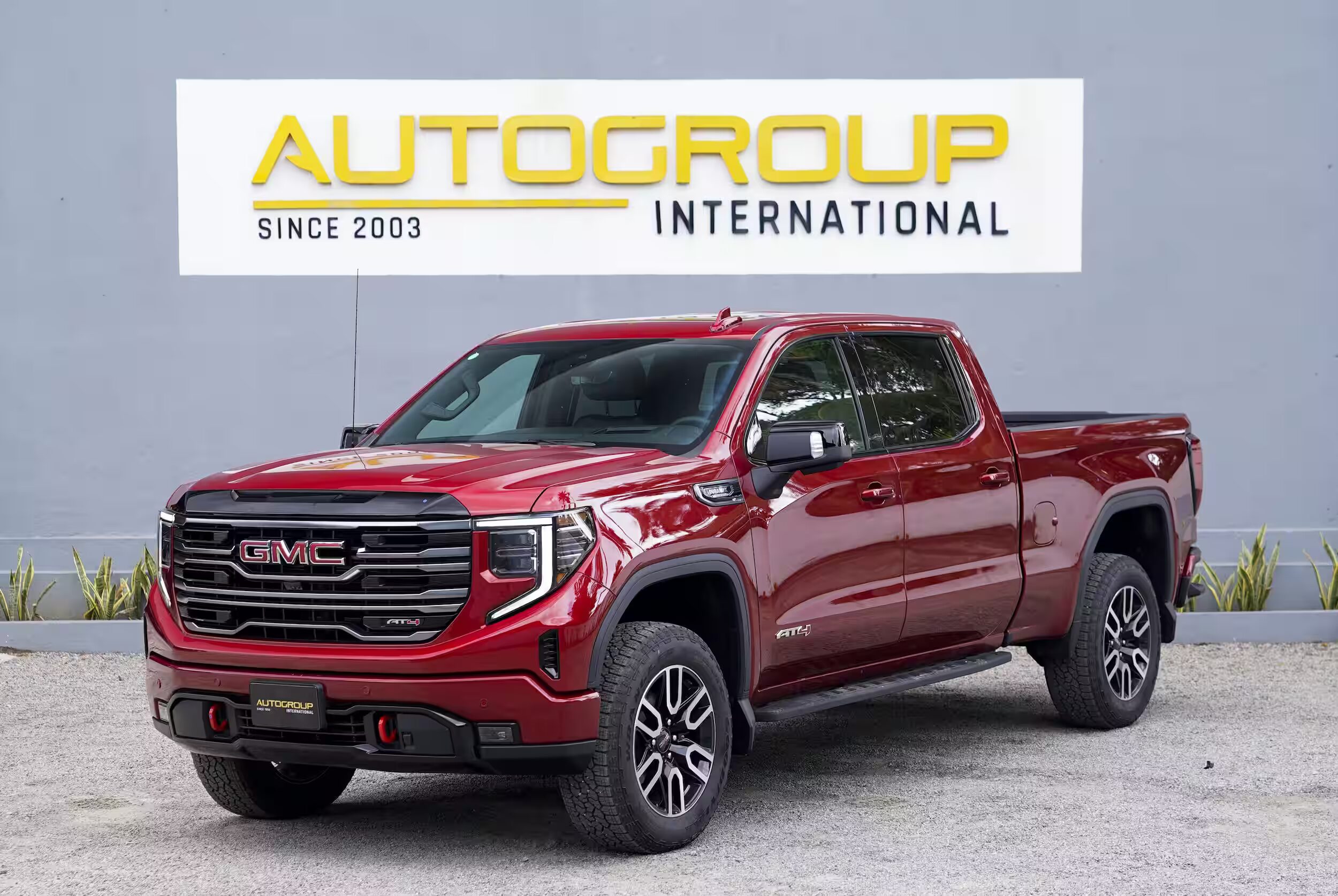 right hand drive 2026 GMC Sierra 1500 AT4 Pickup truck from Autogroup International