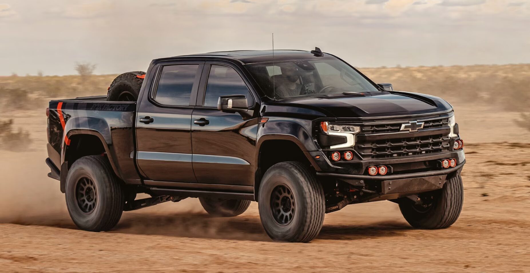 The 2025 Fox Factory Edition Silverado in right hand drive from Autogroup International