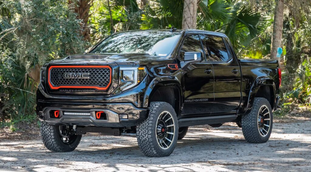 The right hand drive Harley-Davidson GMC 1500 pickup truck from Autogroup International - ready for Australian roads