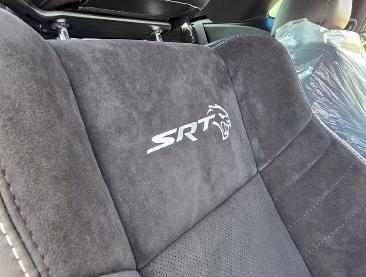 2023 Dodge Challenger SRT Hellcat Redeye Widebody in Go Mango by Autogroup International - ready for right hand drive conversion