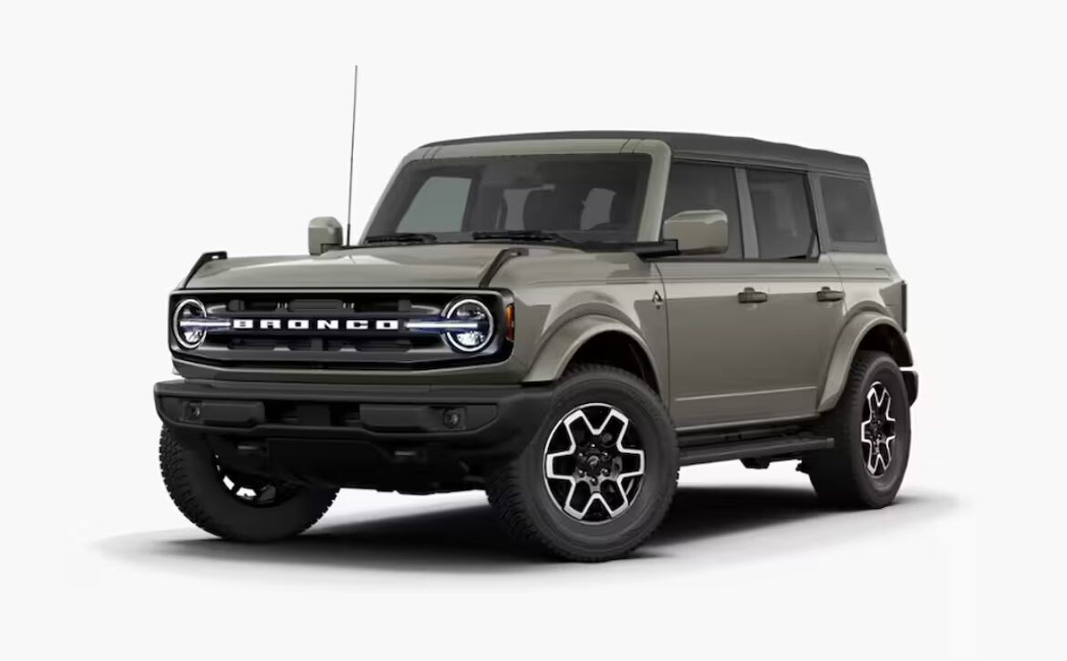 2026 Ford Bronco Outer banks in right hand drive by Autogroup international front view