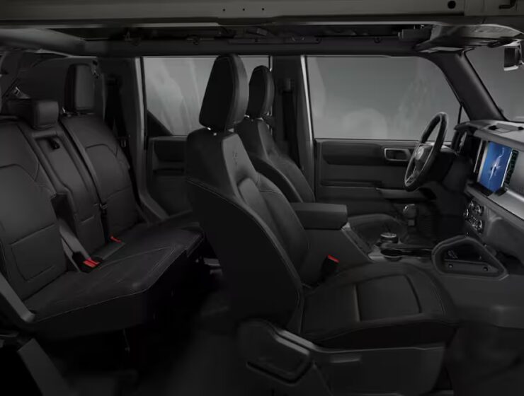 2025 Ford Bronco Outer banks in right hand drive by Autogroup international inside the cabin