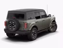 2025 Ford Bronco Outer banks in right hand drive by Autogroup international rear qtr view