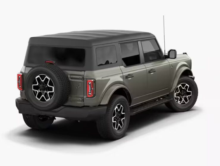 2025 Ford Bronco Outer banks in right hand drive by Autogroup international rear qtr view