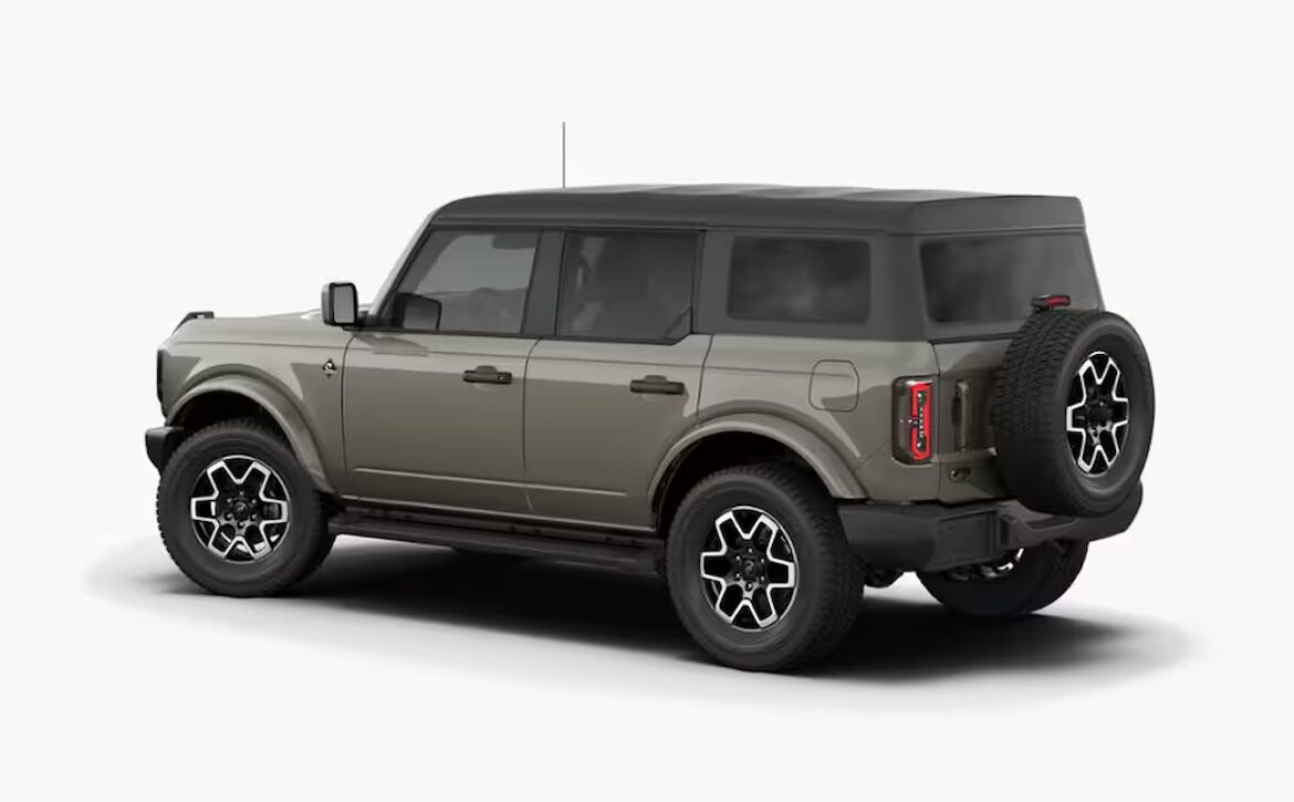 2025 Ford Bronco Outer banks in right hand drive by Autogroup international side view