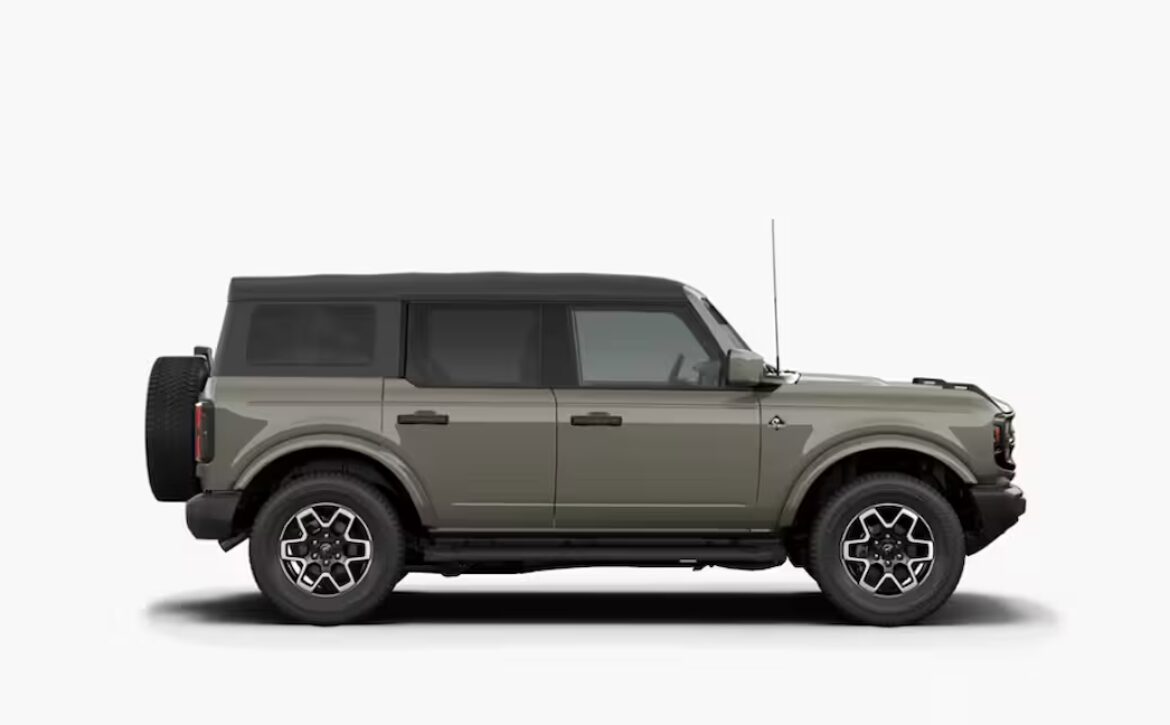 2025 Ford Bronco Outer banks in right hand drive by Autogroup international side view