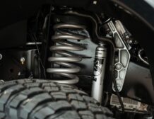 Right hand drive Black Widow F-250 Lariat Pickup truck from Autogroup International in Australia with BDS Suspension and lift kit