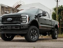 Right hand drive Black Widow F-250 Lariat Pickup truck from Autogroup International in Australia