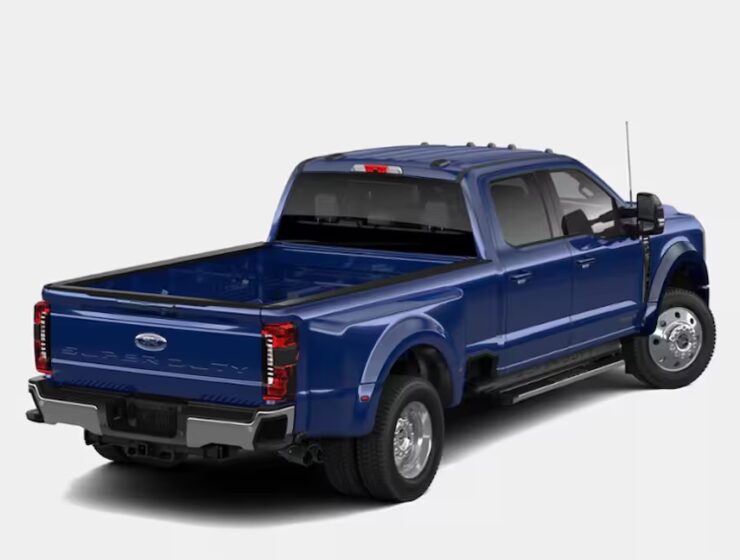 Right-hand drive 2026 Ford F-450 Super Duty Lariat DRW 'Dually' pickup truck from Autogroup International the legendary 6.7L 4-Valve OHV Power Stroke® V8 Turbo Diesel B20 engine