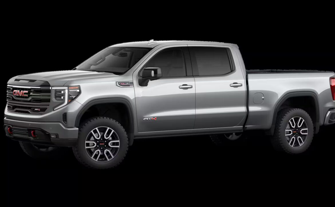 Meet the right hand drive 2026 GMC Sierra 1500 AT4X in Sterling Metallic with the 6.2L V8, off-road build, luxury Obsidian Rush interior, plus 5-year warranty and Aussie-wide support from Autogroup International.