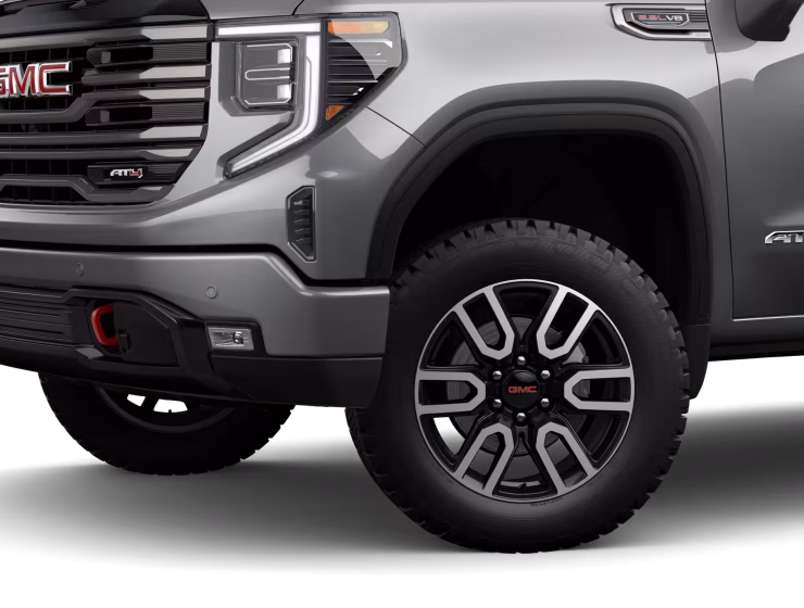 Meet the right hand drive 2026 GMC Sierra 1500 AT4X in Sterling Metallic with the 6.2L V8, off-road build, luxury Obsidian Rush interior, plus 5-year warranty and Aussie-wide support from Autogroup International.