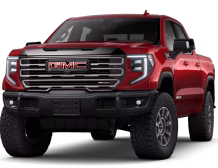 Right hand drive 2026 GMC Sierra 1500 AT4X Pickup truck from Autogroup International ready for Australia - front view