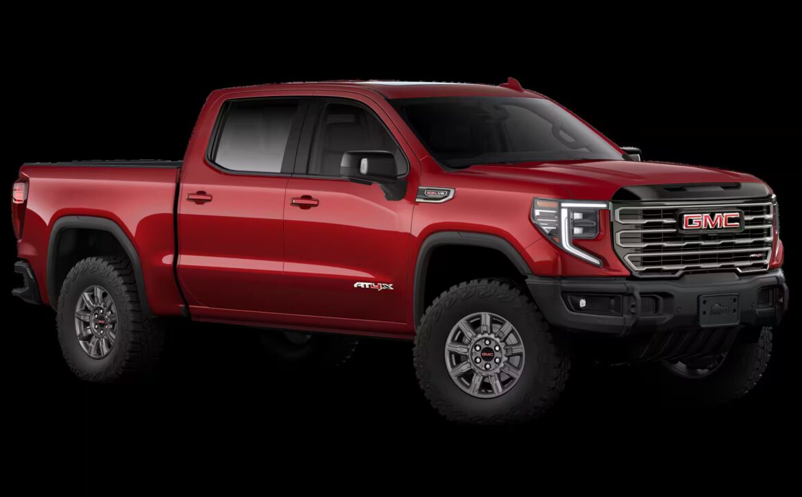 Right hand drive 2026 GMC Sierra 1500 AT4X Pickup truck from Autogroup International ready for Australia