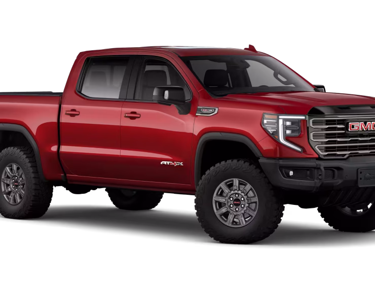 Right hand drive 2026 GMC Sierra 1500 AT4X Pickup truck from Autogroup International ready for Australia