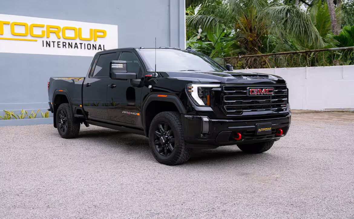 Right hand drive 2026 GMC Sierra 2500 HD AT4 pickup truck from Autogroup International