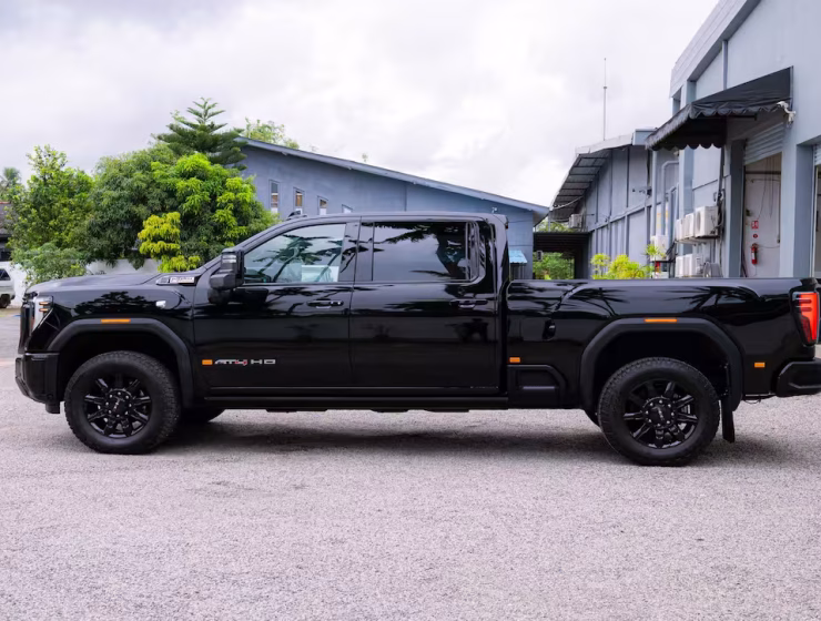 Right hand drive 2026 GMC Sierra 2500 HD AT4 pickup truck from Autogroup International