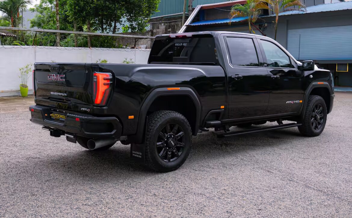 Right hand drive 2026 GMC Sierra 2500 HD AT4 pickup truck from Autogroup International