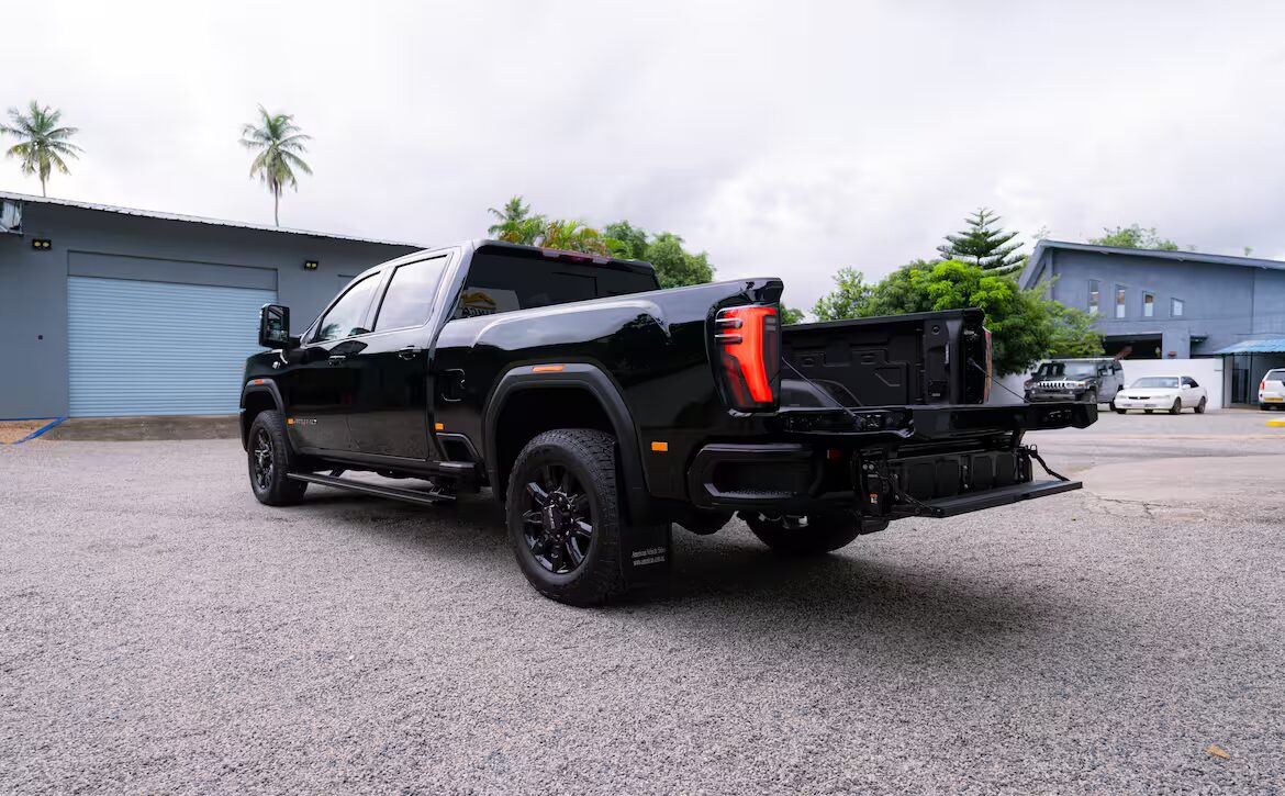 Right hand drive 2026 GMC Sierra 2500 HD AT4 pickup truck from Autogroup International