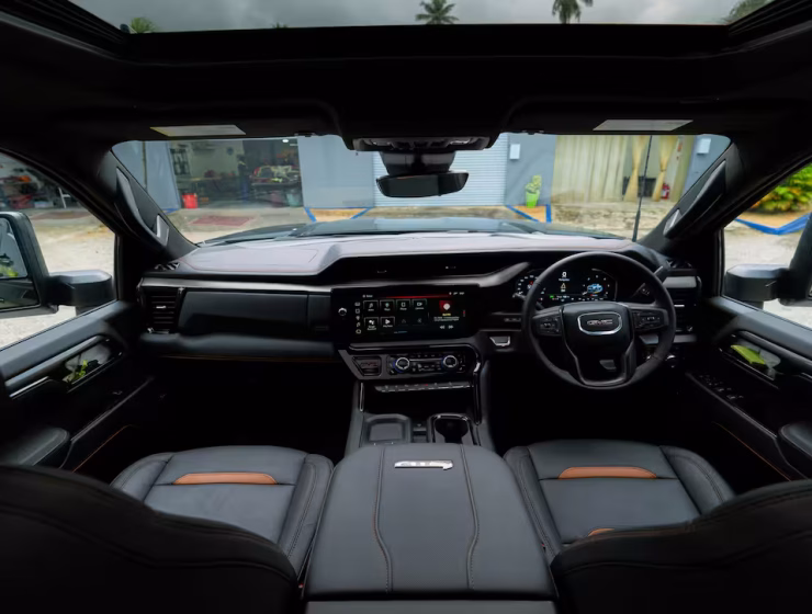 Right hand drive 2026 GMC Sierra 2500 HD AT4 pickup truck from Autogroup International