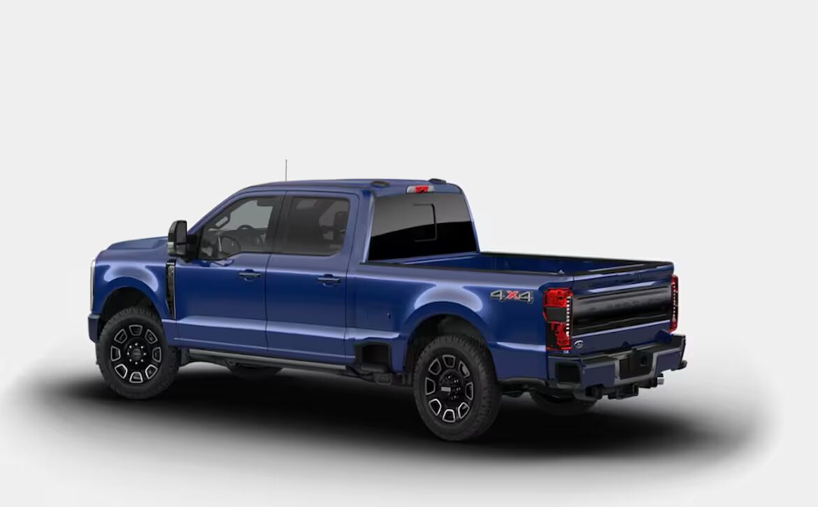 2026 Ford F-350 Super Duty 'Platinum Plus' pickup truck Argon Blue Metallic in right hand drive by Autogroup international