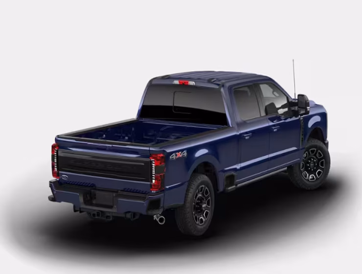 2026 Ford F-350 Super Duty 'Platinum Plus' pickup truck Argon Blue Metallic in right hand drive by Autogroup international