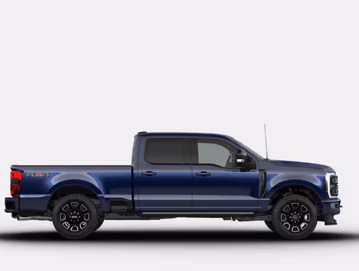 2026 Ford F-350 Super Duty 'Platinum Plus' pickup truck Argon Blue Metallic in right hand drive by Autogroup international