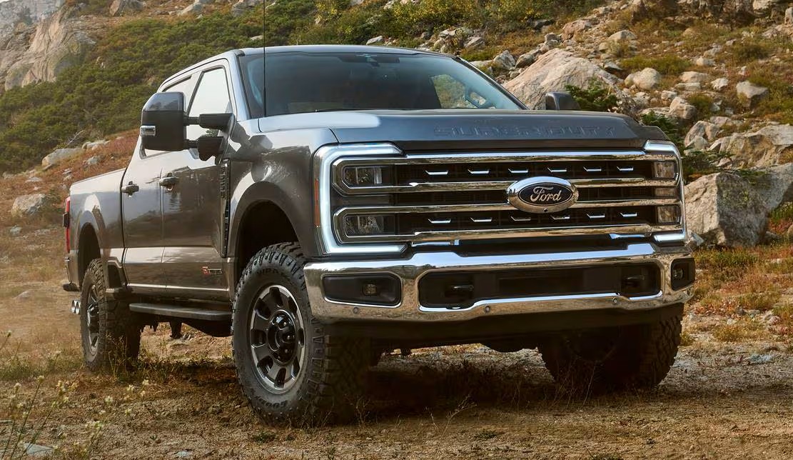Right hand drive 2026 Ford F-250 Super Duty 'Lariat' pickup truck from Autogroup International