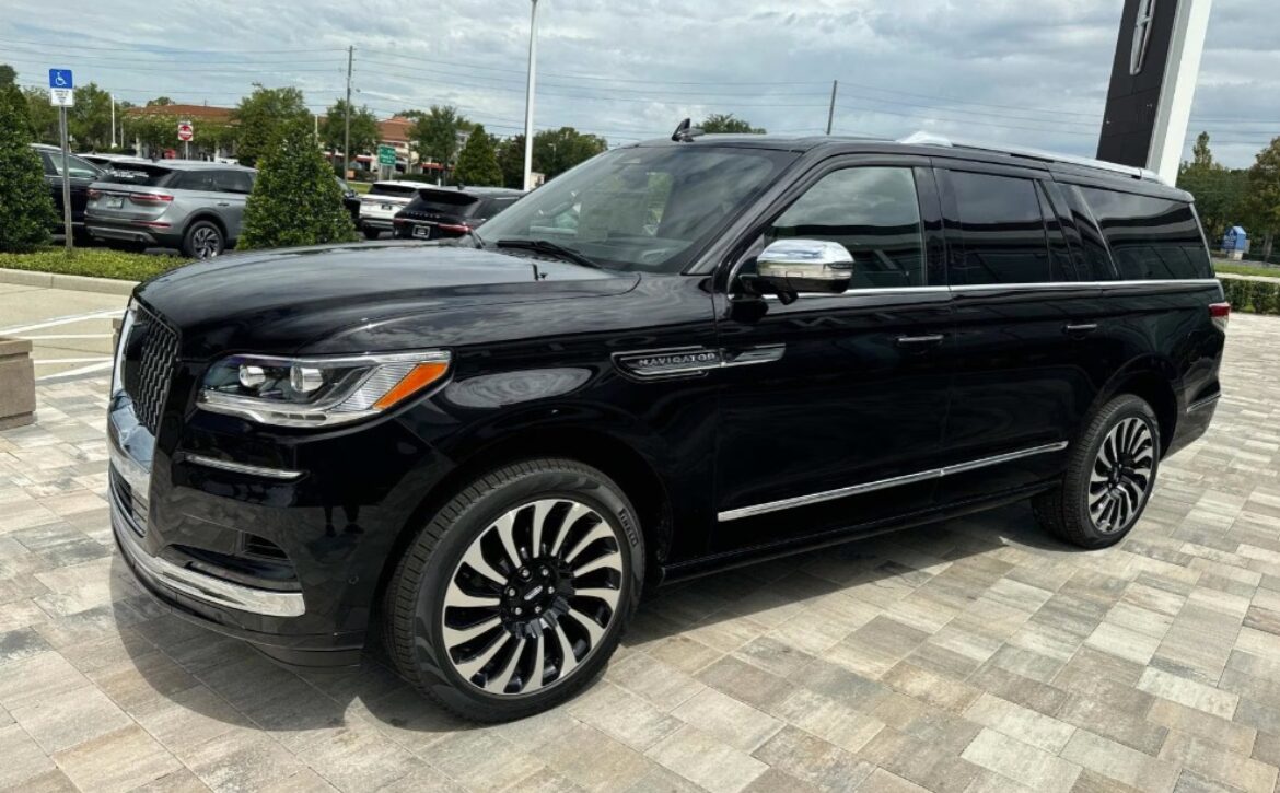 Right hand drive 2024 Lincoln Navigator L Black Label from Autogroup International