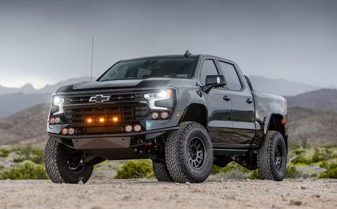 Right hand drive 2025 Chevrolet Silverado Fox Factory Edition super pickup truck by Autogroup International