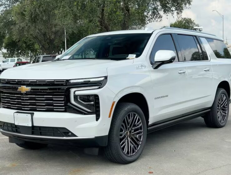 Right hand drive 2025 Chevrolet Suburban SUV in the High Country trim from Autogroup International