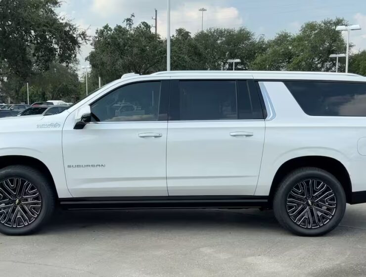 Right hand drive 2025 Chevrolet Suburban SUV in the High Country trim from Autogroup International