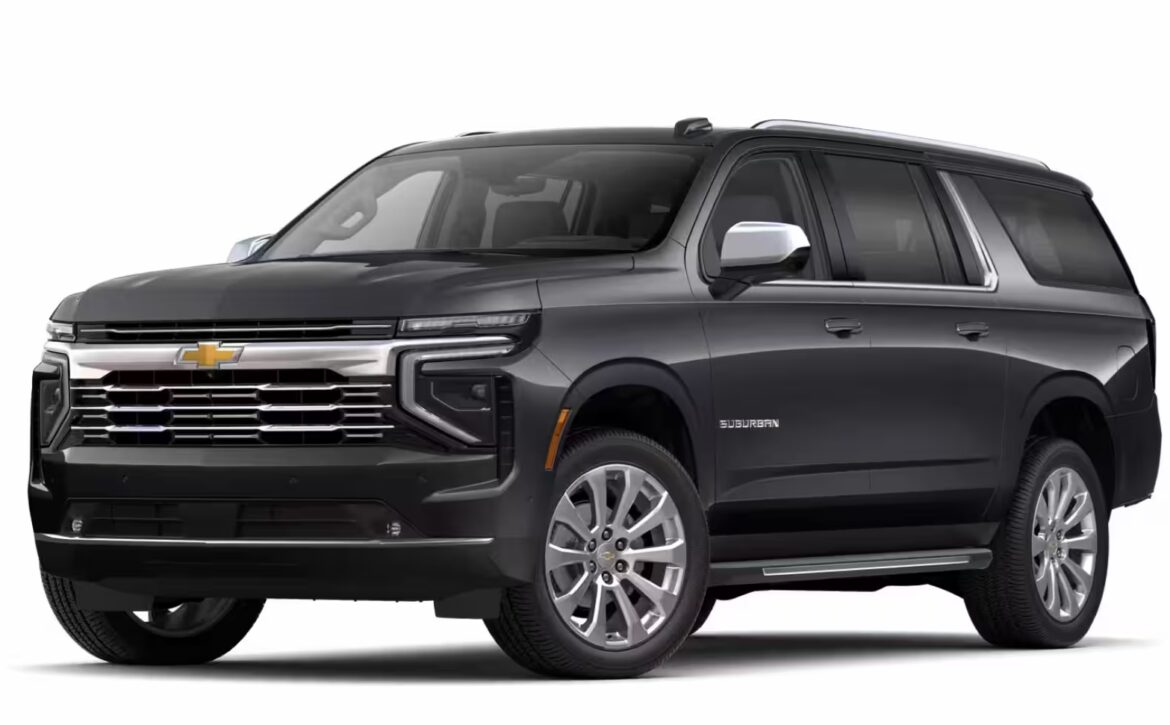 Right hand drive 2025 Chevrolet Suburban SUV in the Premier trim from Autogroup International in Australia