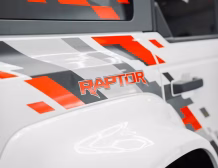 Right hand drive 2025 Ford Bronco Raptor from Autogroup International in Australia - with raptor graphics