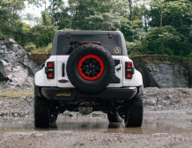 Right hand drive 2025 Ford Bronco Raptor from Autogroup International in Australia (rear end)