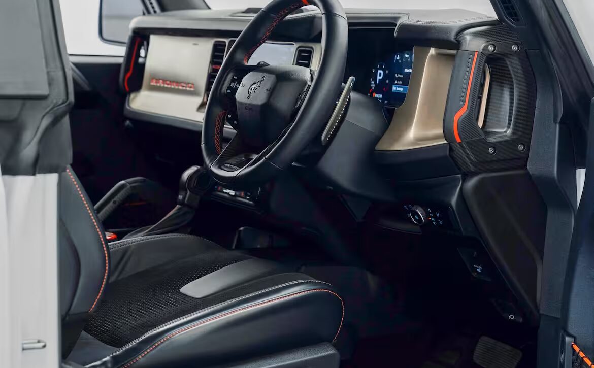 Right hand drive 2025 Ford Bronco Raptor from Autogroup International in Australia - with right hand drive dashboard