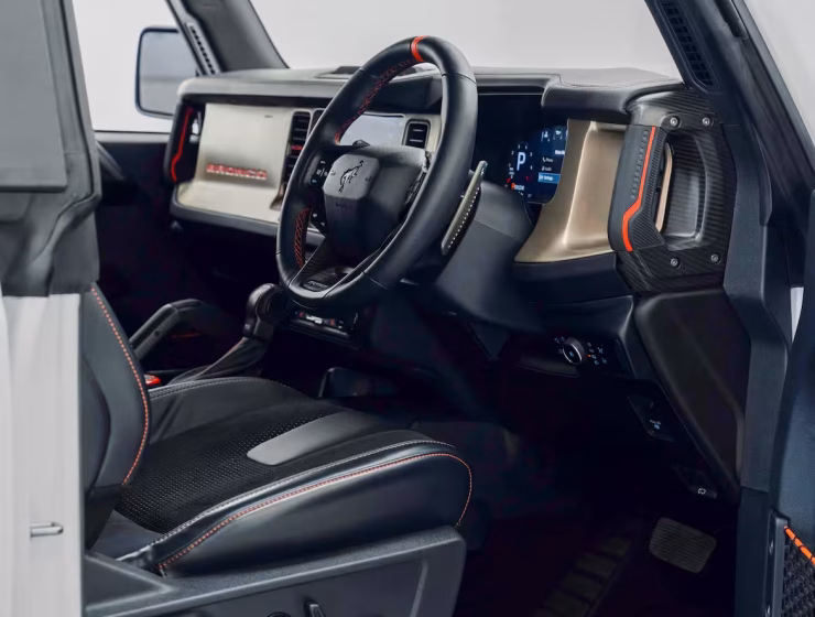 Right hand drive 2025 Ford Bronco Raptor from Autogroup International in Australia - with right hand drive dashboard