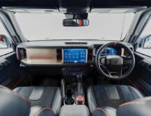Right hand drive 2025 Ford Bronco Raptor from Autogroup International in Australia - right hand drive dashboard