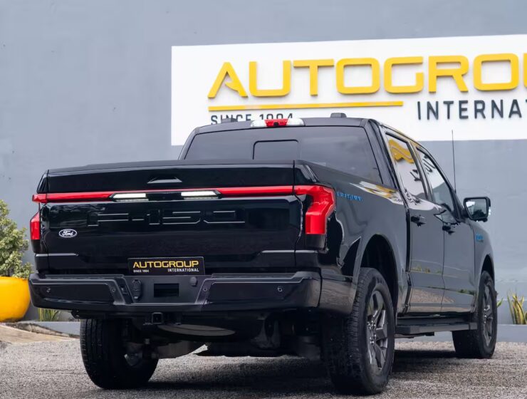 Right hand drive 2025 Ford F-150 Lighting Lariat EV Pickup truck from Autogroup International